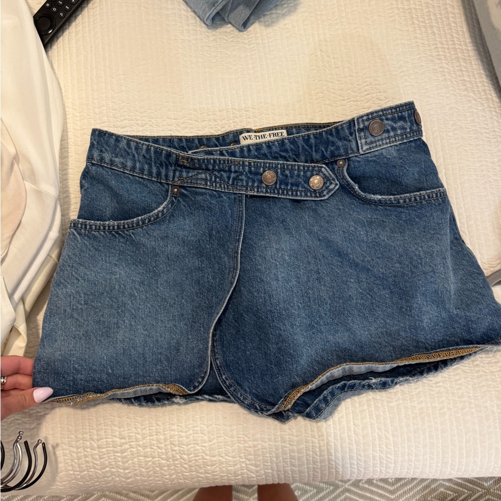 We The Free Maxine denim skirt